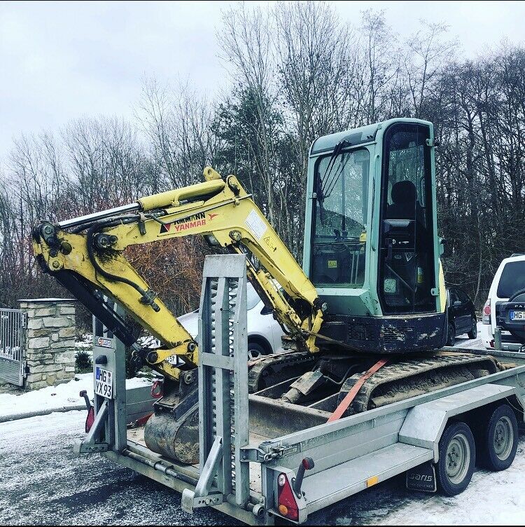 Yanmar Vio25-3 Minibagger Mieten Leihen Hochtaunuskreis in Neu-Anspach