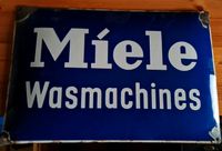 Miele Waschmaschinen Wasmachines Blechschild Emaille Nordrhein-Westfalen - Much Vorschau