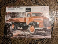 Mercedes LKW Oldtimer L 3500 90er Prospekt 1953 Rheinland-Pfalz - Selters Vorschau