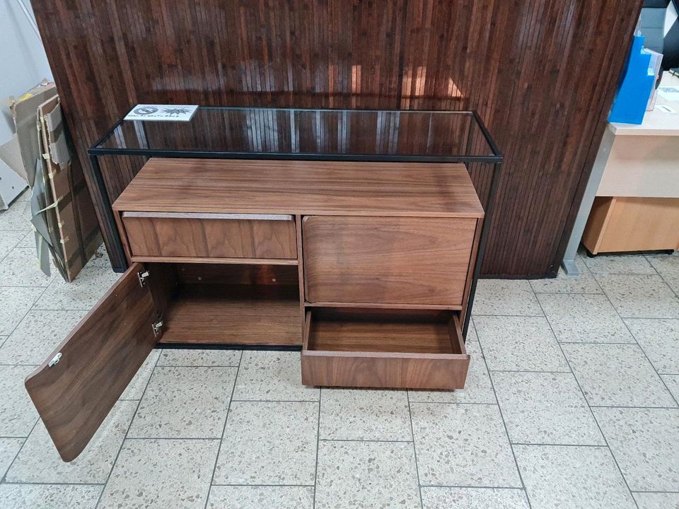 Sideboard Kommode Schrank Glas Möbel UVP 329€ in Herbstein