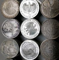 Suche Silbermünzen 5 10 DM Euro Münzen Silberbarren Kaiserreic RM Nordrhein-Westfalen - Velbert Vorschau