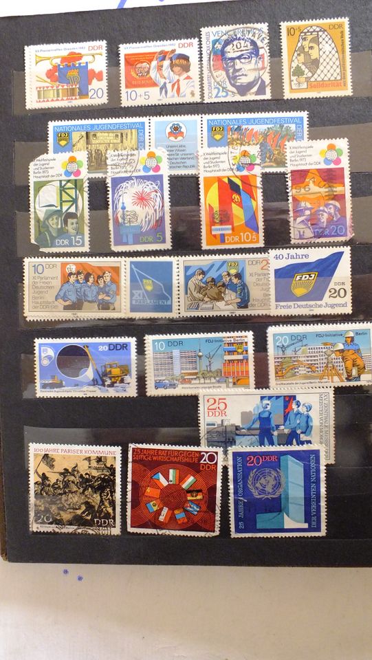 DDR / BRD Briefmarken Sammlung Teil 2 in Samtens