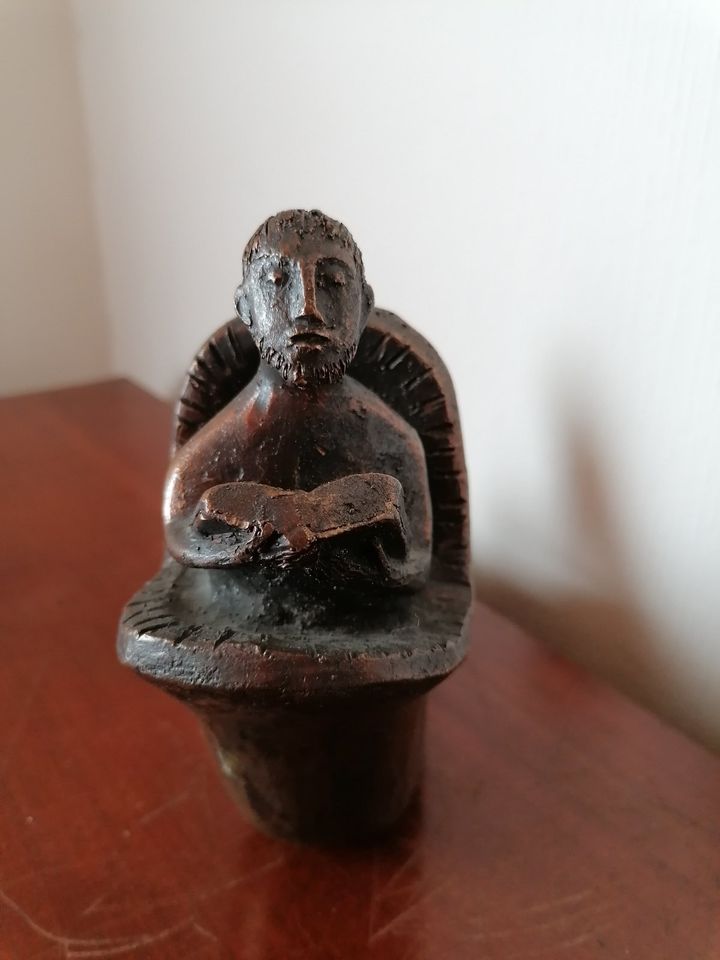 Jona und der Wal, Skulptur, Bronze?, Bibel in Halstenbek