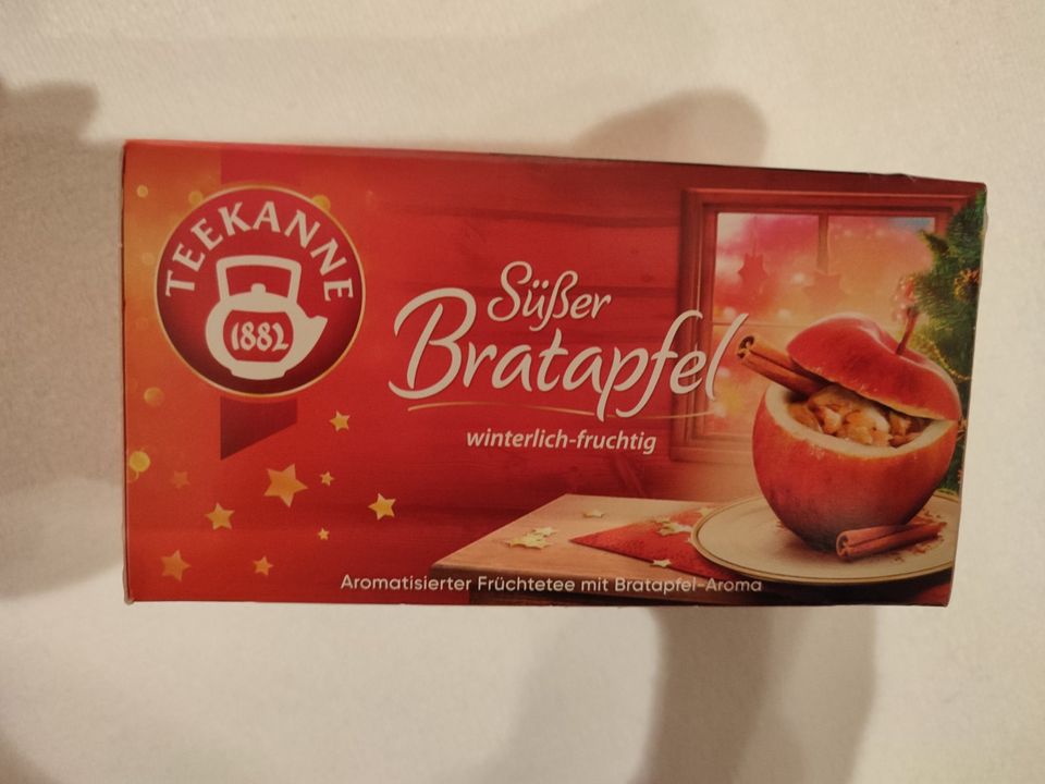Teekanne Bratapfeltee Pfefferminztee ronnefeldt marle trinken in Neckargemünd
