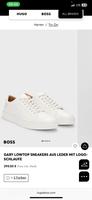 Hugo Boss GARY LOWTOP SNEAKERS 44 AUS LEDER MIT LOGO-SCHLAUFE Hamburg-Nord - Hamburg Uhlenhorst Vorschau