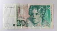 20 DM Schein,DMark,Banknote,Geldschein,Deutsche Mark, schön Nordrhein-Westfalen - Erftstadt Vorschau