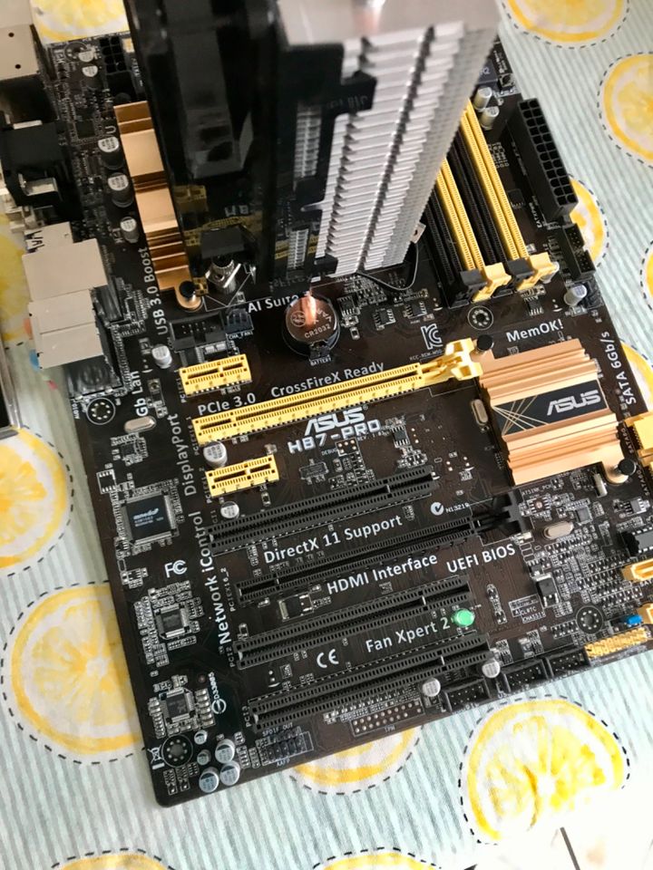 Asus H87 Pro v1.03 Mainboard 1150 + Coolermaster Hyper CPU Kühler in Witten