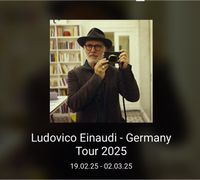 Ludovico Einaudi - 2025 Köln LANXESS Arena - 104, Reihe 5 Düsseldorf - Bilk Vorschau