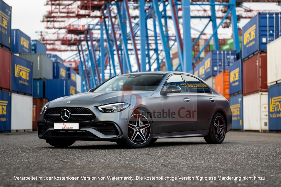 Luxuriöser Mercedes Benz C200 AMG zu vermieten! Autovermietung! in Hamburg