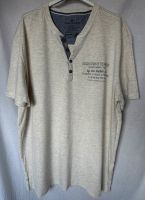 Tom Tailor T Shirt Oberteil Creme Grau Meliert Knöpfe XXL München - Au-Haidhausen Vorschau