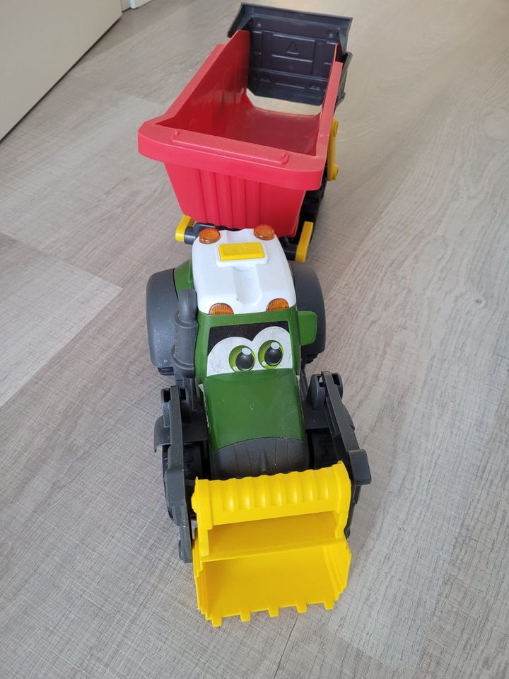 Dickie Toys ABC Traktor mit Anhänger! Guter Zustand! in Kempen