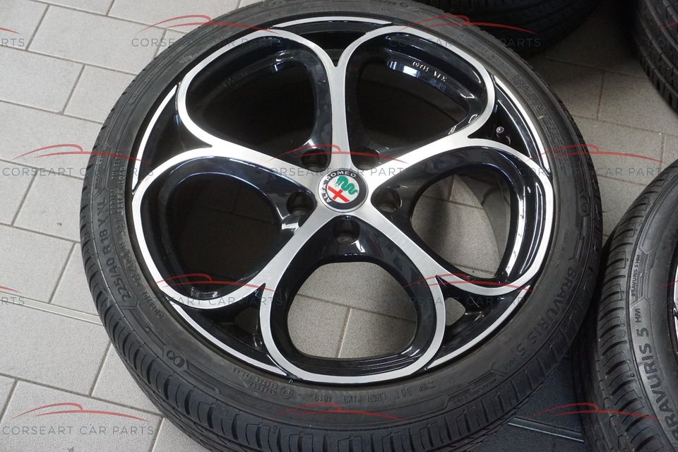 Alfa Romeo 159 Brera Spider + Giulietta Felgen Sommerräder 18" in Althengstett