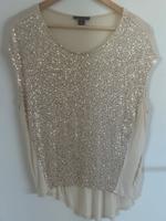 Pailletten Oberteil gold beige Gr. M von AMISU Hessen - Langen (Hessen) Vorschau