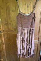 Khujo Kleid 38/40 Volants braun gesmokt Hessen - Bad Camberg Vorschau