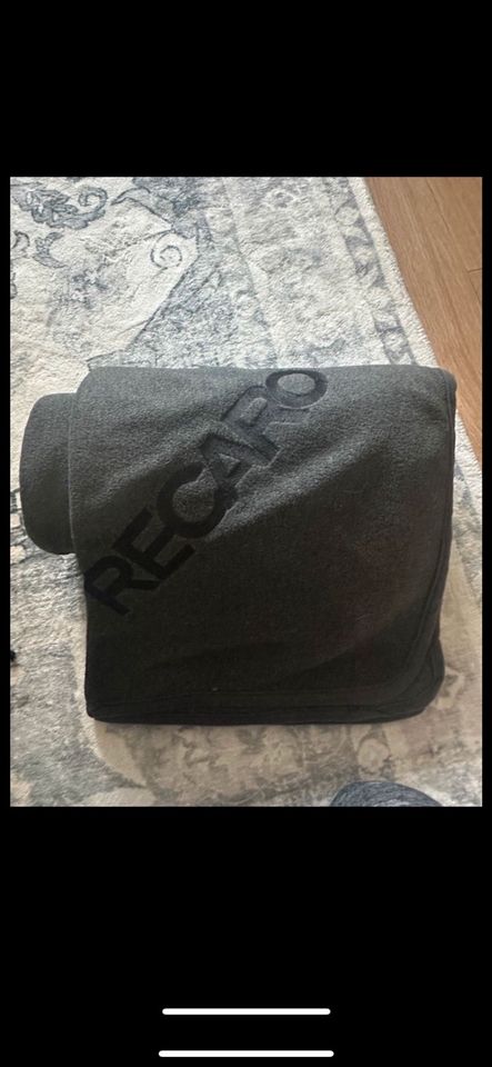 Recaro Decke 150x130 cm Stoff grau schwarz Rar neuwertig in Hamburg