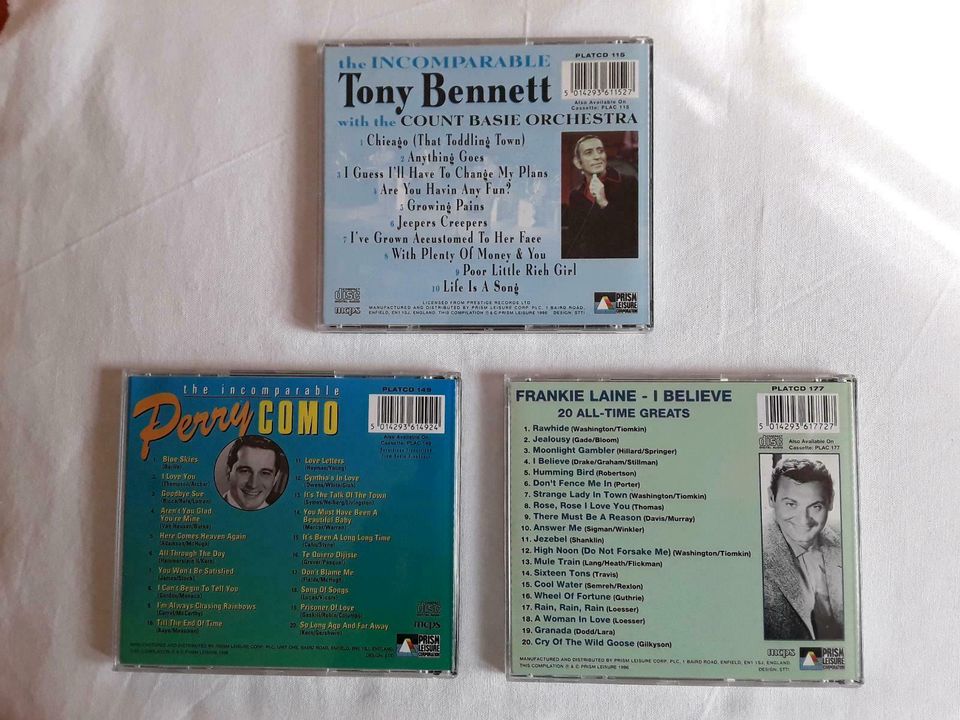 CD Tony Bennett / Perry Como / Frankie Laine in Magdeburg