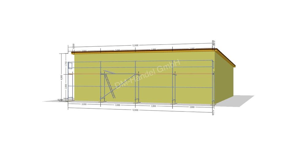 Alu Gerüst 50qm - 52qm ✅ Baugerüst Fassadengerüst Rüstung SL70 in Murrhardt