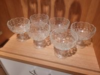 6 Glasschalen / Nachtischschalen mit Struktur Baden-Württemberg - Auenwald Vorschau