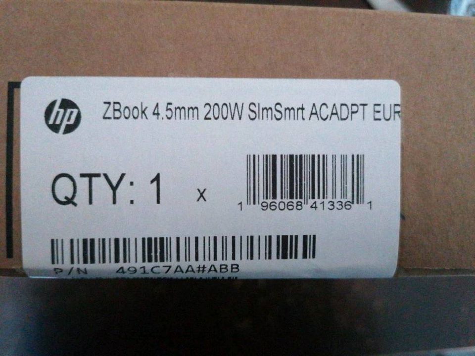 HP 491C7AA#ABB  HP ZBook 200W Slim Smart 4.5mm AC Adapter