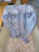 Jeansjacke mit Steinen Baden-Württemberg - Tennenbronn Vorschau