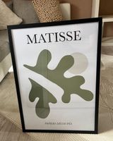 Poster mit Rahmen Kunstdruck Matisse 50x70cm grün schwarz weiß Bayern - Herzogenaurach Vorschau