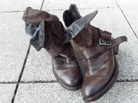 Super coole, braune Echt- Leder-Stiefel Gr.41 der Marke Airstep Schwerin - Schelfstadt Vorschau