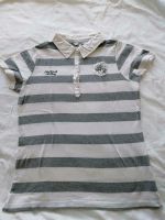 ANNE L., Polo T-Shirt, weiß grau gestreift, Gr. 40-42 Berlin - Mitte Vorschau