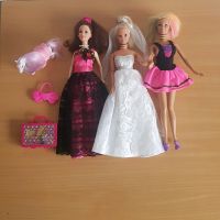 Drei Barbies mit Pferd, Handtasche und Schmuckbeutel Schleswig-Holstein - Trittau Vorschau