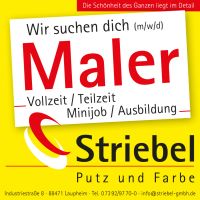Deine Chance:  MALER  in  Vollzeit, Teilzeit, Minijob  (m/w/d) Baden-Württemberg - Ulm Vorschau