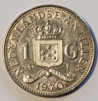 1 Gulden Münze 1970 Niederländische Antillen Bayern - Trogen Vorschau