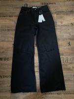 Bershka Baggy-Jeans ripped M 38 high rise wide leg Jeanshose Niedersachsen - Buxtehude Vorschau