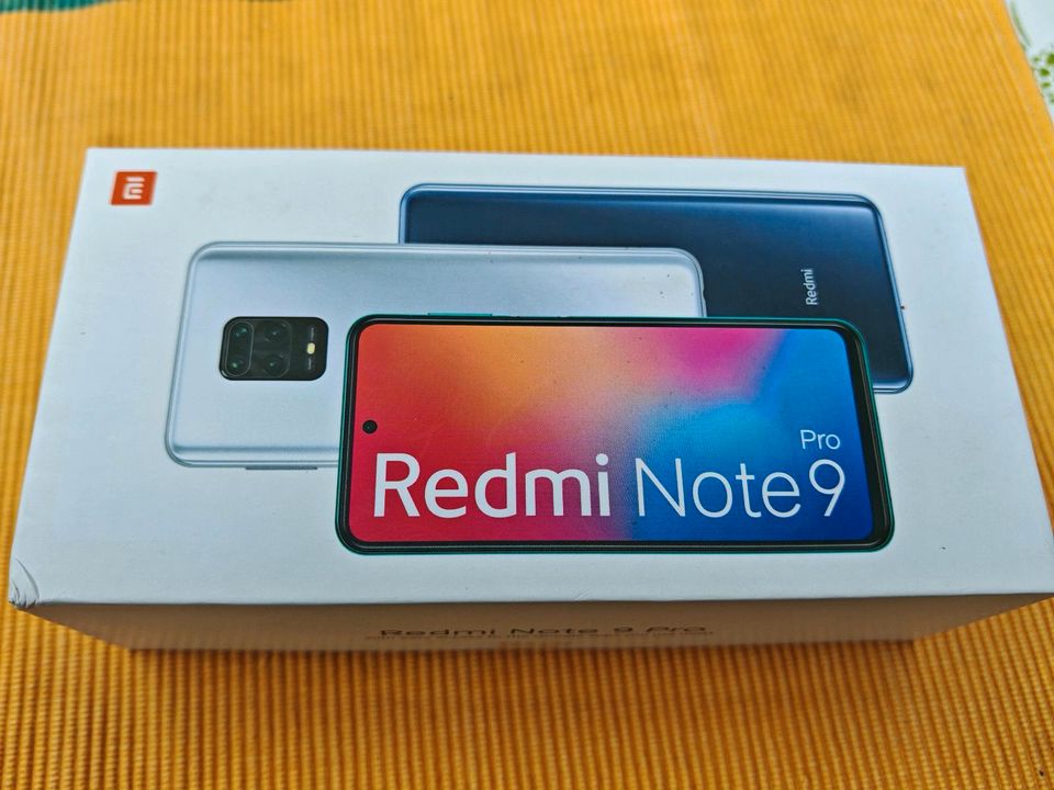 Xiaomi Redmi Note 9 Pro 128GB Glacier White incl. Cover in Hilter am Teutoburger Wald