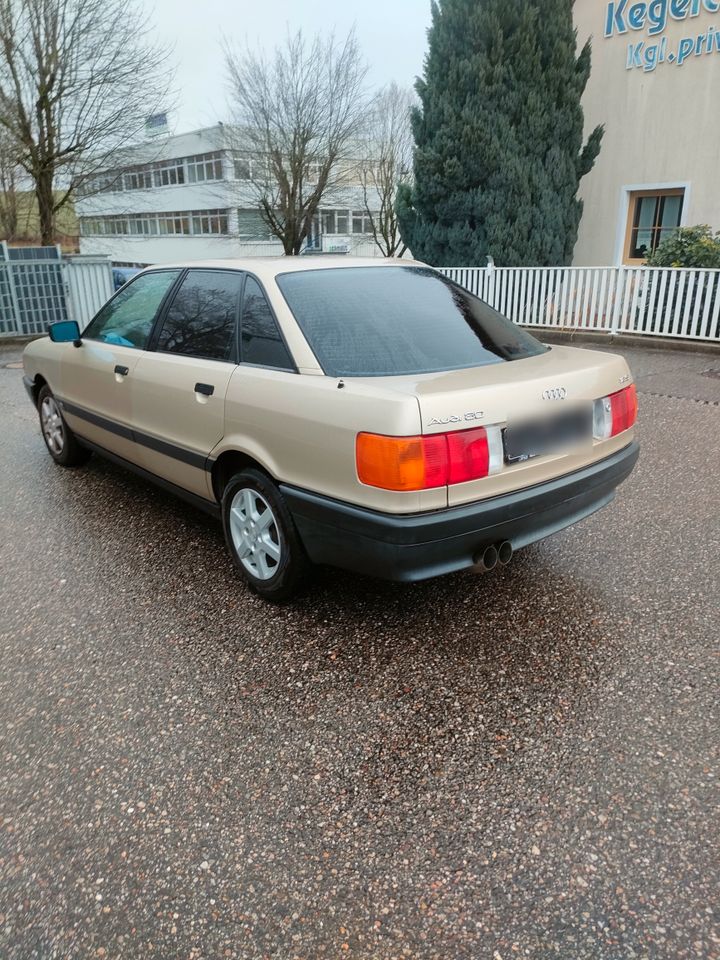 Audi 80 B 3 mit weng kilometer 143000 und neu TUV,Rostfrei in Pöttmes