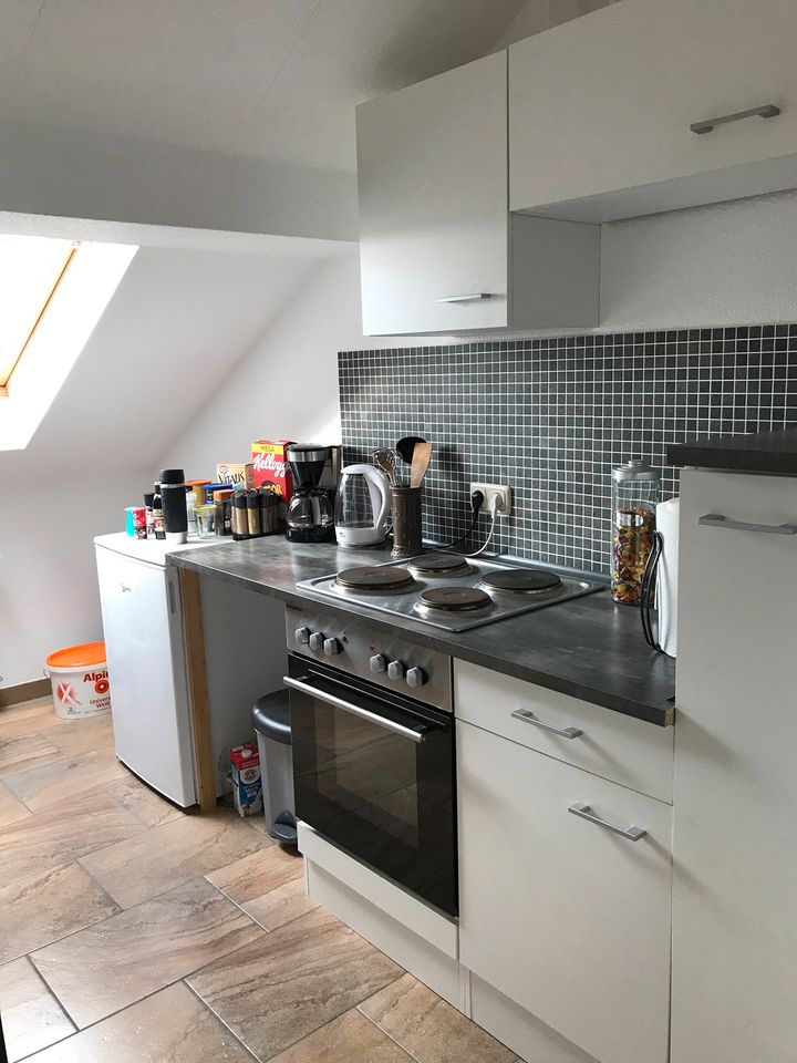 1 Raum-Wohnung im Dachgeschoss mit Einbauküche!! in Heidenau