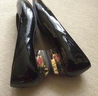 Werner Kern Pumps Ballerina echt Leder Vintage schwarz 38,5 5,5 Hessen - Neuberg Vorschau