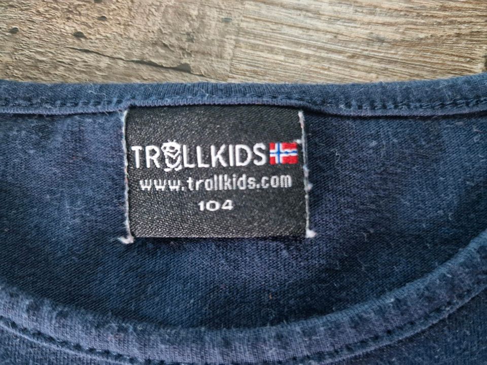 Trollkids Pullover Shirt langärmlig Mädchen 104 in Schönbach