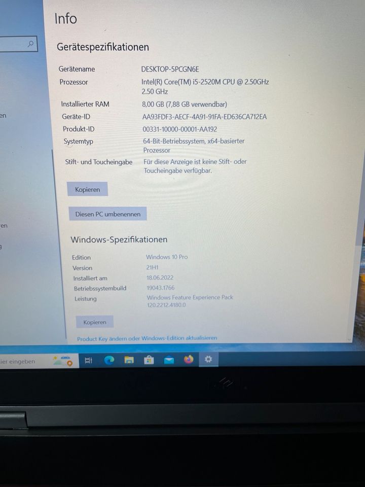 Dell Latitude E6520 8GB in Essen