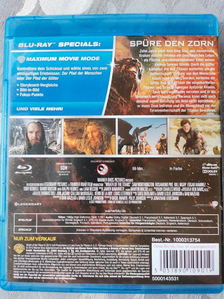 Zorn und Kampf der Titanen BluRay in Hagen im Bremischen