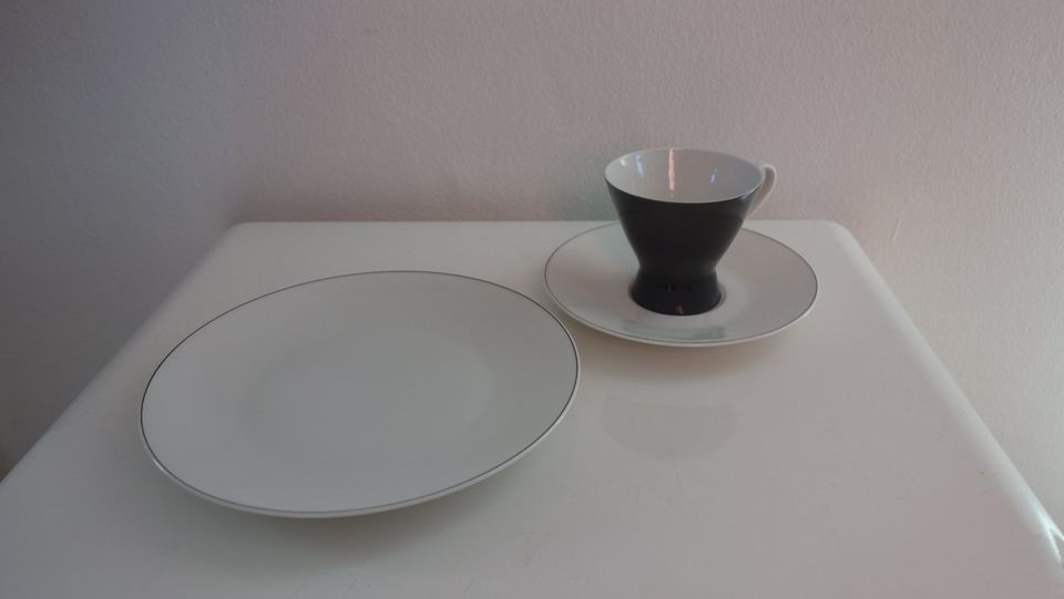 Kaffee-Service Rosenthal Secunda Studio-Line Form 2000 grau in Windach