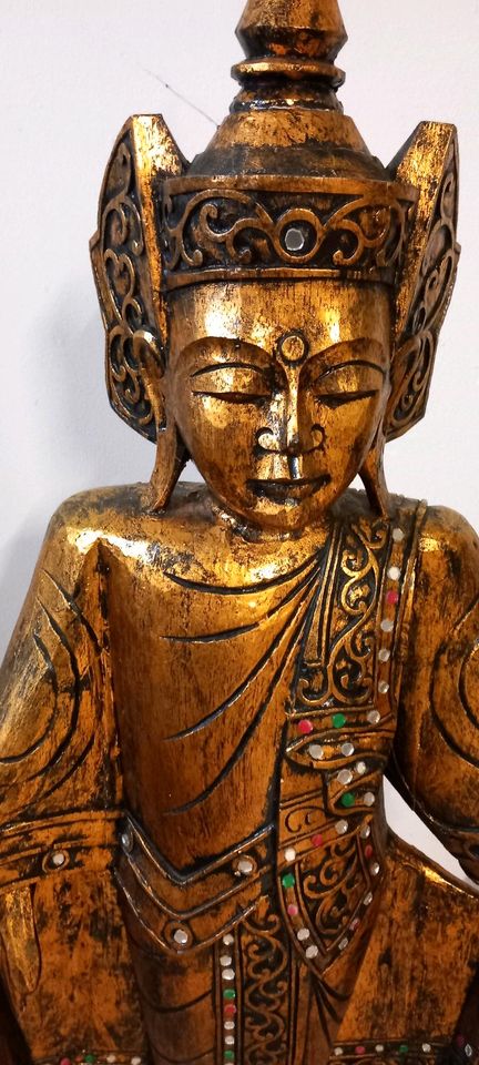 Biete 2 Buddha aus Holz an in Hövelhof