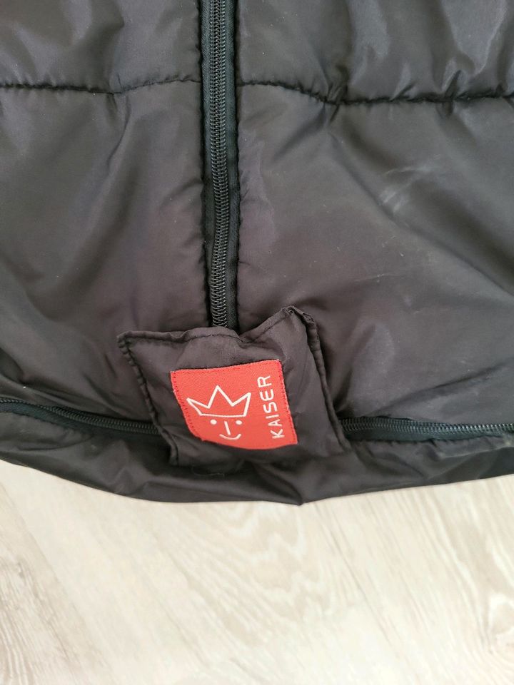 Schwarzer Kinderwagen Winter Fußsack von Kaiser - wie neu! in Bochum