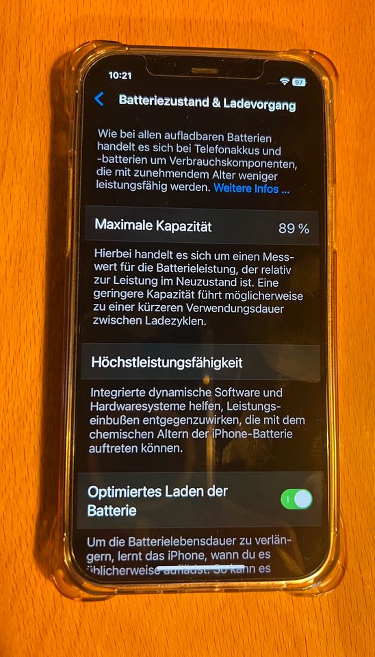 IPhone 12 Pro mit Hülle und 256 GB wie neu ohne Beschädigung in Namborn