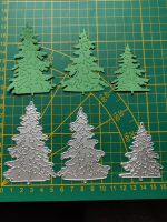 3 Tannenbaum Stanzschablonen, Cutting Dies, Framelits München - Altstadt-Lehel Vorschau