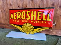 Emailschild Aeroshell groß 65 x 38 Shell Öl Benzin Tankstelle Bayern - Memmelsdorf Vorschau