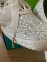Weiße Glitzer-Sneaker (Keds for kate spade) - auch als Brautschuh Frankfurt am Main - Sachsenhausen Vorschau