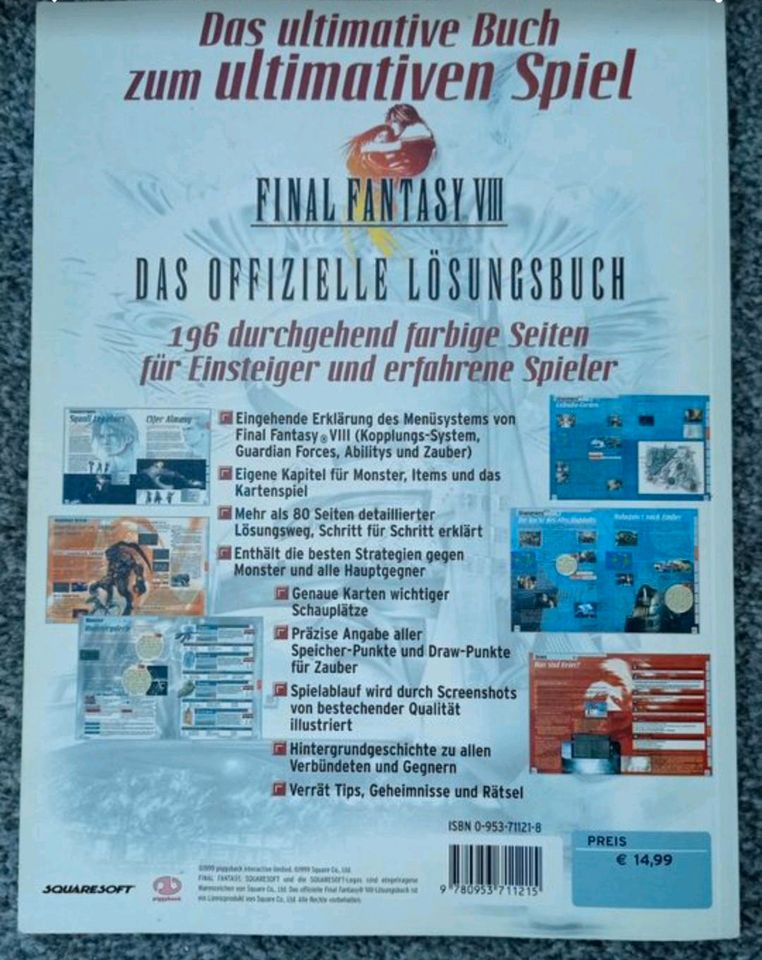 Final Fantasy VIII "Das offizielle Lösungsbuch" in Plön 