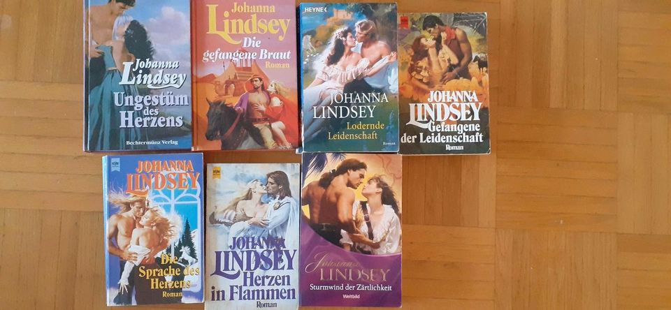 Johanna Lindsey 7 Liebesromane historische in Löhne