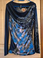 DESIGUAL Shirt langarm mit Wasserfall Ausschnitt Gr. M Berlin - Lichtenberg Vorschau