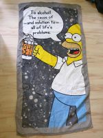 Die Simpsons Homer Bier Handtuch Strandhandtuch Badehandtuch Sachsen-Anhalt - Wernigerode Vorschau