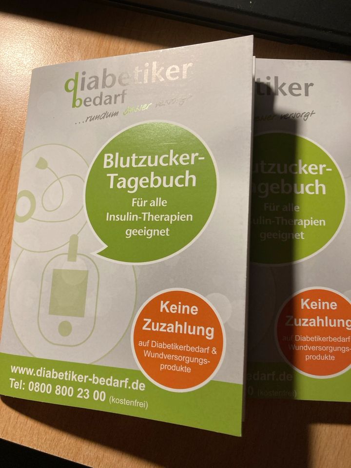 Blutzucker Tagebuch in Weiterstadt